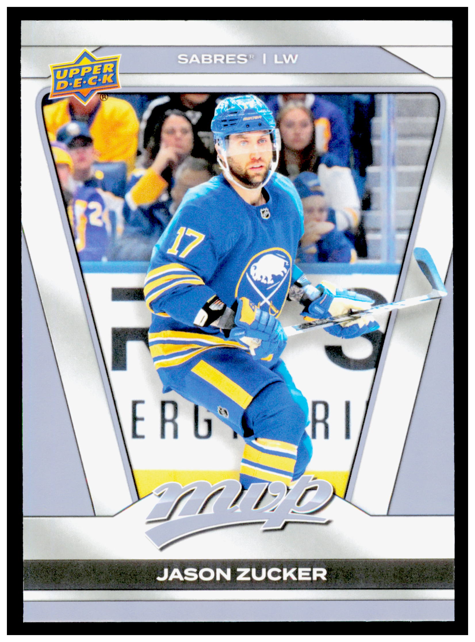 2025-26 Upper Deck MVP Jason Zucker Card Green Script Buffalo Sabres #31