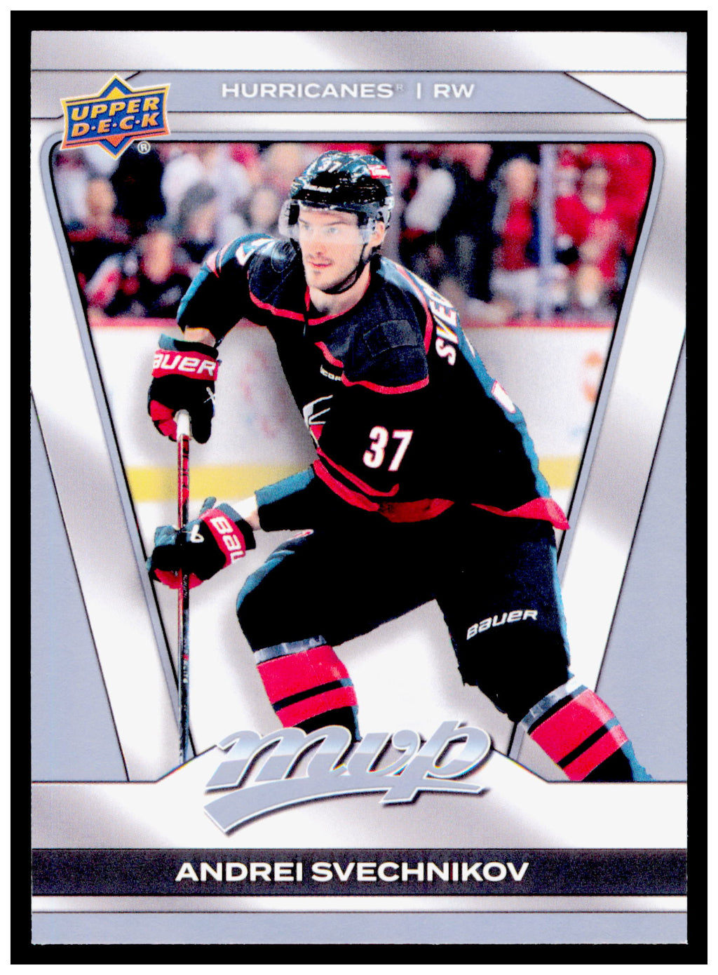 2025-26 Upper Deck MVP Andrei Svechnikov Card Carolina Hurricanes #128