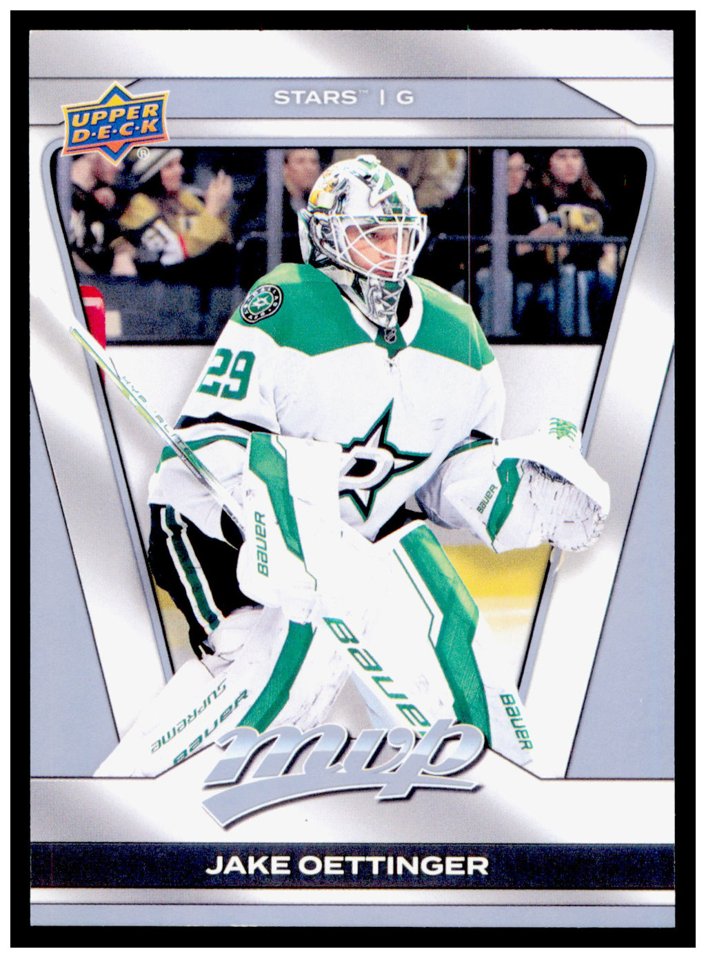 2025-26 Upper Deck MVP Jake Oettinger Card Dallas Stars #120