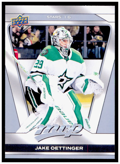 2025-26 Upper Deck MVP Jake Oettinger Card Dallas Stars #120