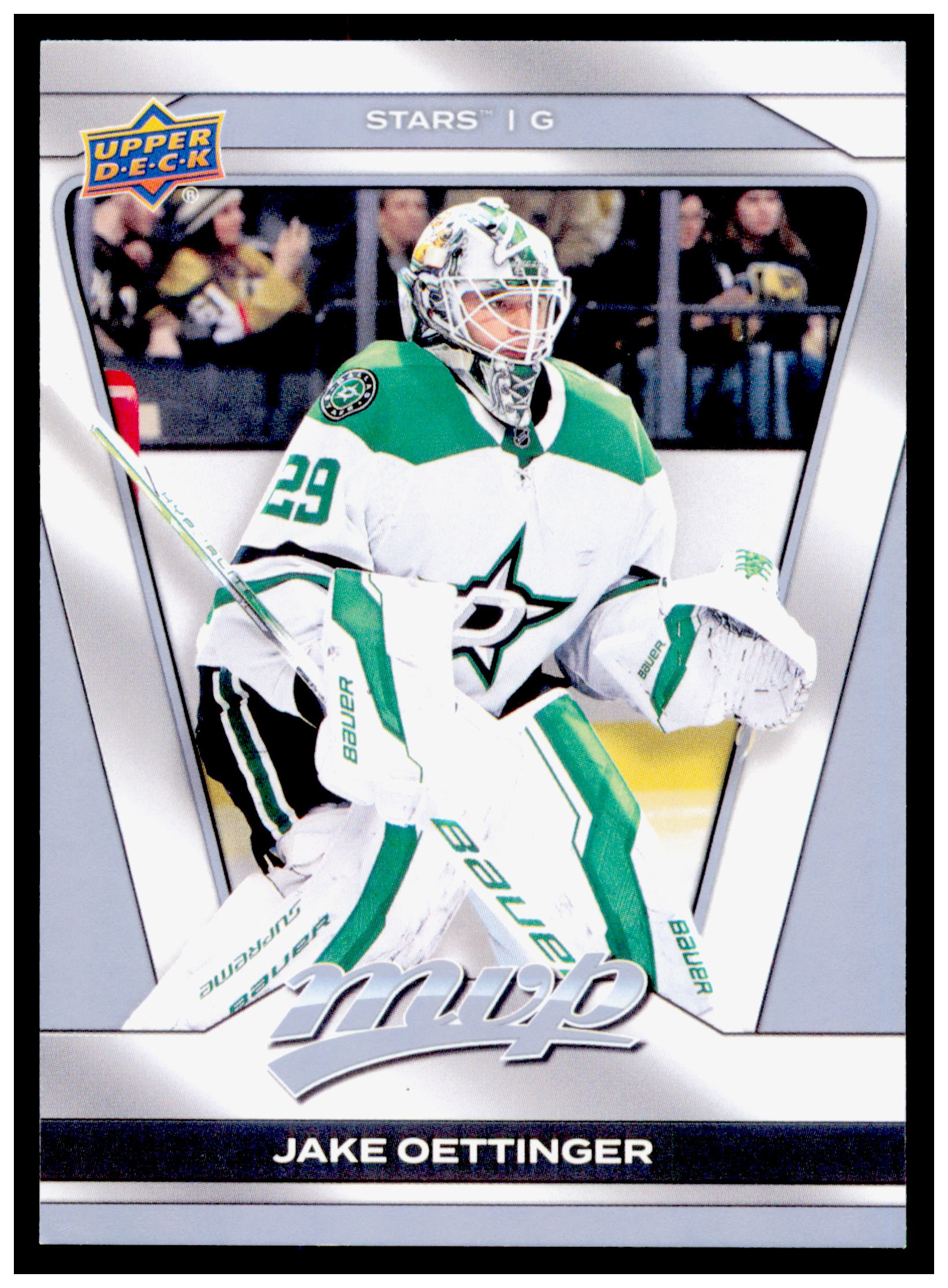 2025-26 Upper Deck MVP Jake Oettinger Card Dallas Stars #120