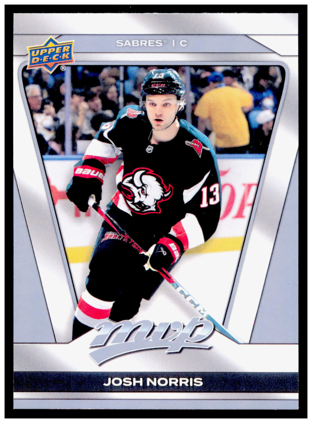 2025-26 Upper Deck MVP Josh Norris Card Buffalo Sabres #136