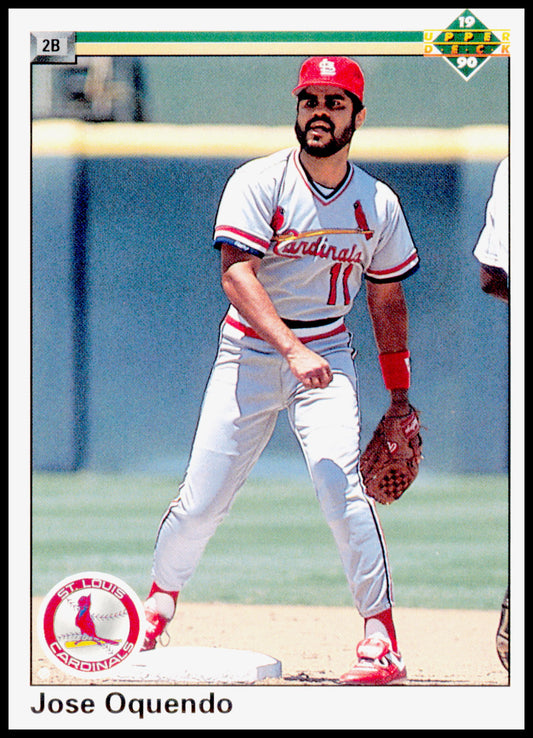 1990 Upper Deck Jose Oquendo Card St. Louis Cardinals #319
