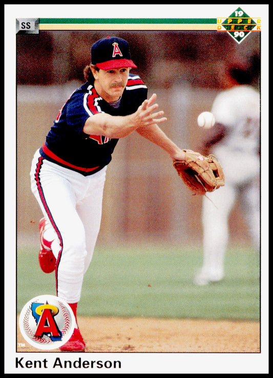 1990 Upper Deck Kent Anderson Card RC California Angels #691