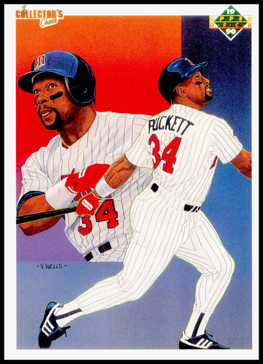 1990 Upper Deck Kirby Puckett Card Minnesota Twins #48