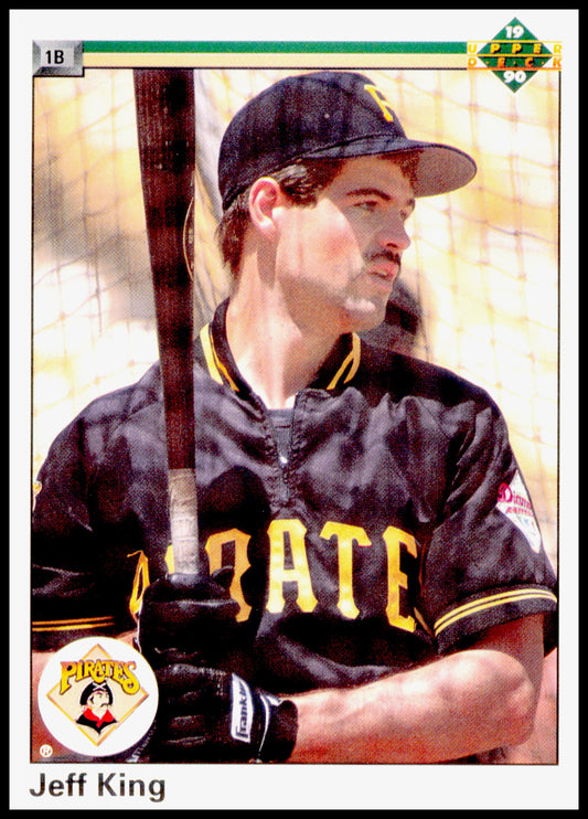 1990 Upper Deck Jeff King Card Pittsburgh Pirates #557