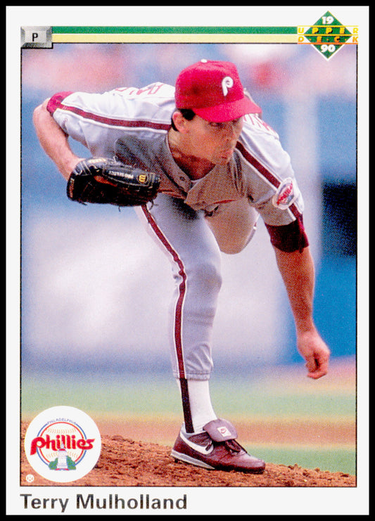 1990 Upper Deck Terry Mulholland Card Philadelphia Phillies #474