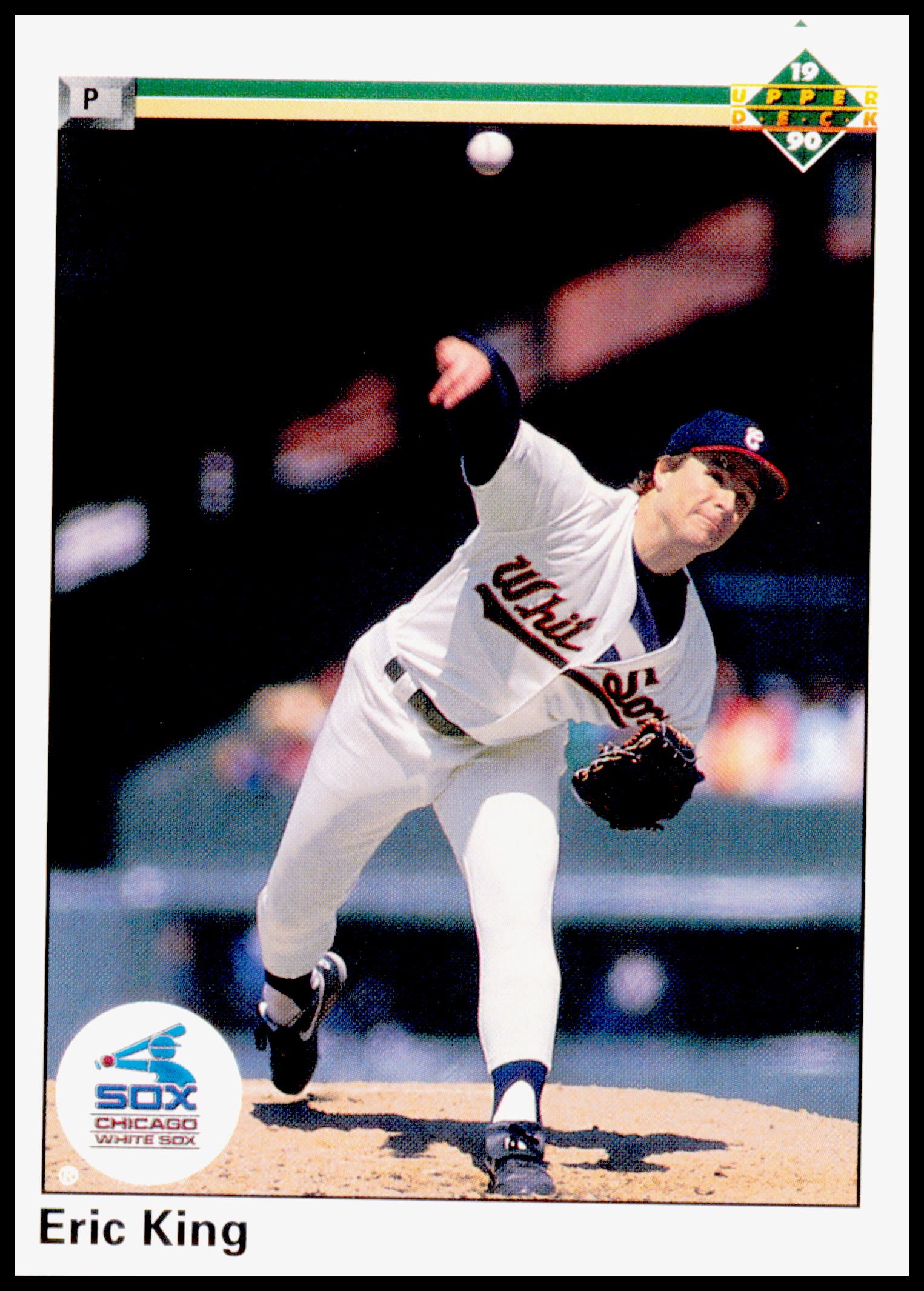 1989 Upper Deck Eric King Card Detroit Tigers #493