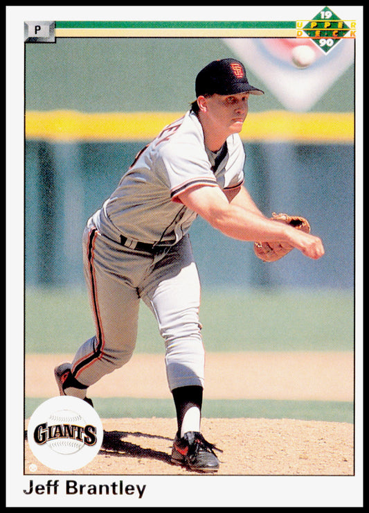 1990 Upper Deck Jeff Brantley Card RC San Francisco Giants #358