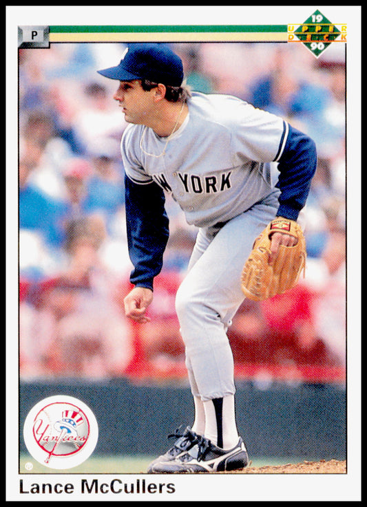 1990 Upper Deck Lance McCullers Card New York Yankees #615