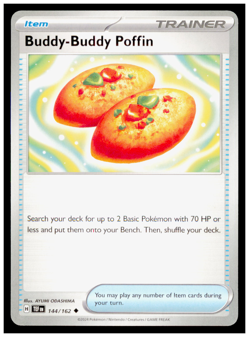 Buddy-Buddy Poffin 144/162 Pokemon Temporal Forces TEF Uncommon Trainer Card