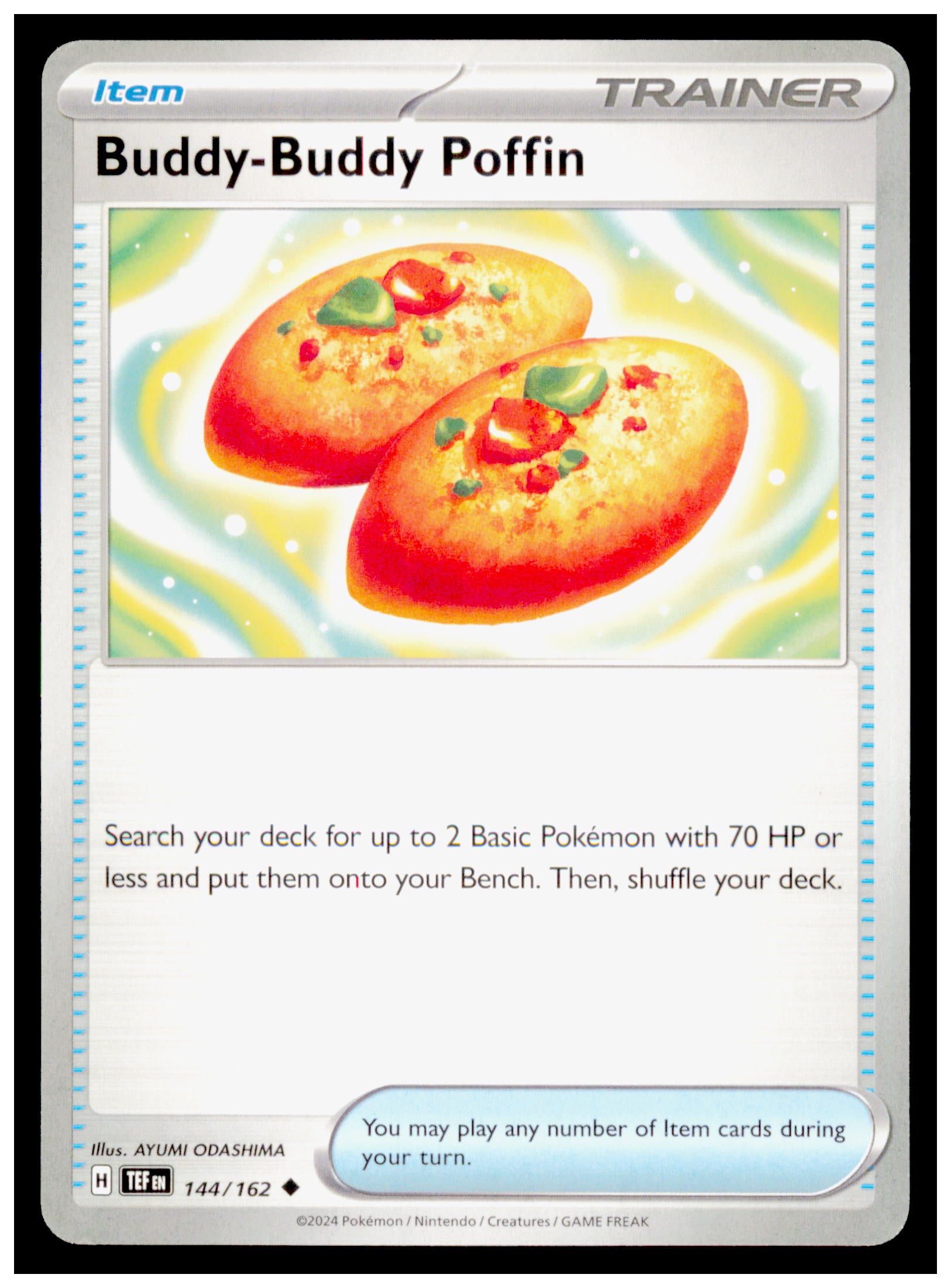 Buddy-Buddy Poffin 144/162 Pokemon Temporal Forces TEF Uncommon Trainer Card