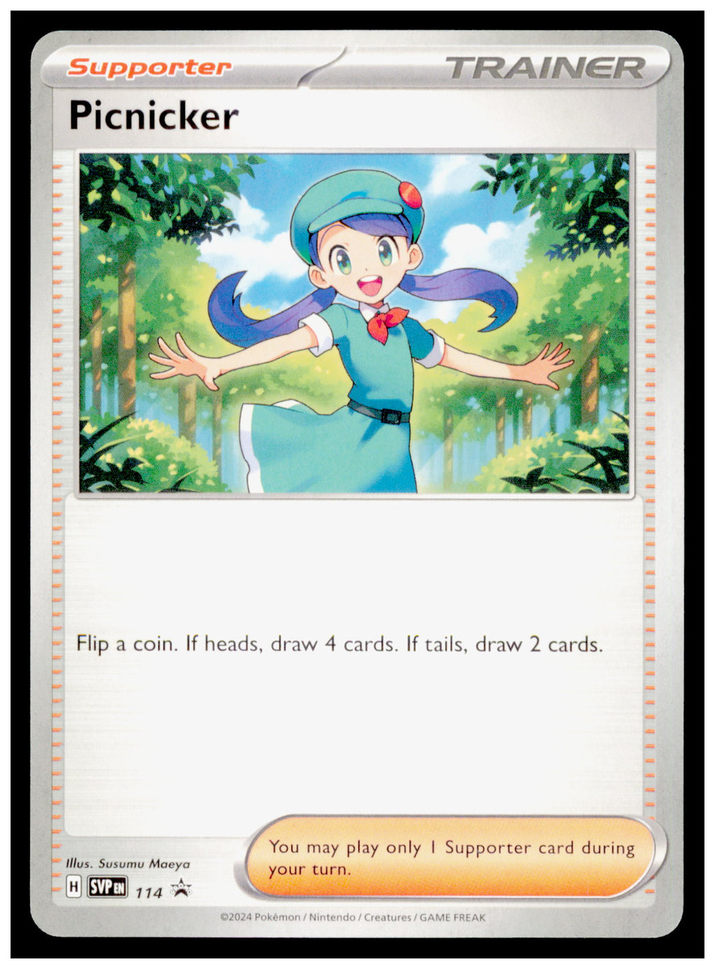 Pokemon Scarlet & Violet Promo Cards Picnicker Card Promo #114