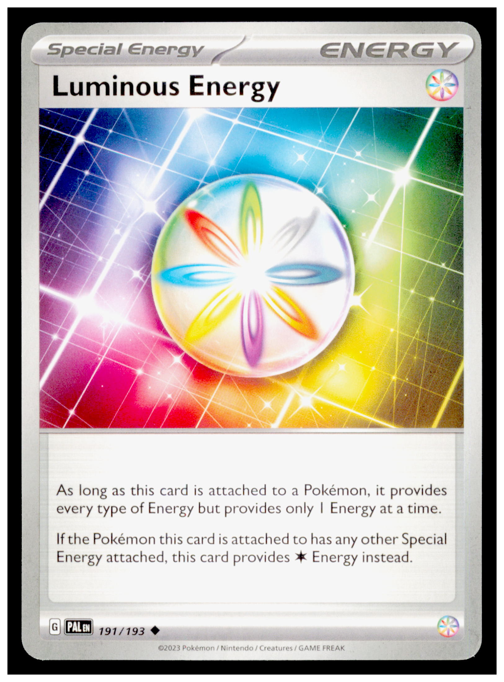 SV02: Paldea Evolved Luminous Energy Card Uncommon #191/193
