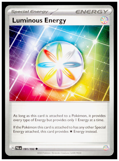 SV02: Paldea Evolved Luminous Energy Card Uncommon #191/193