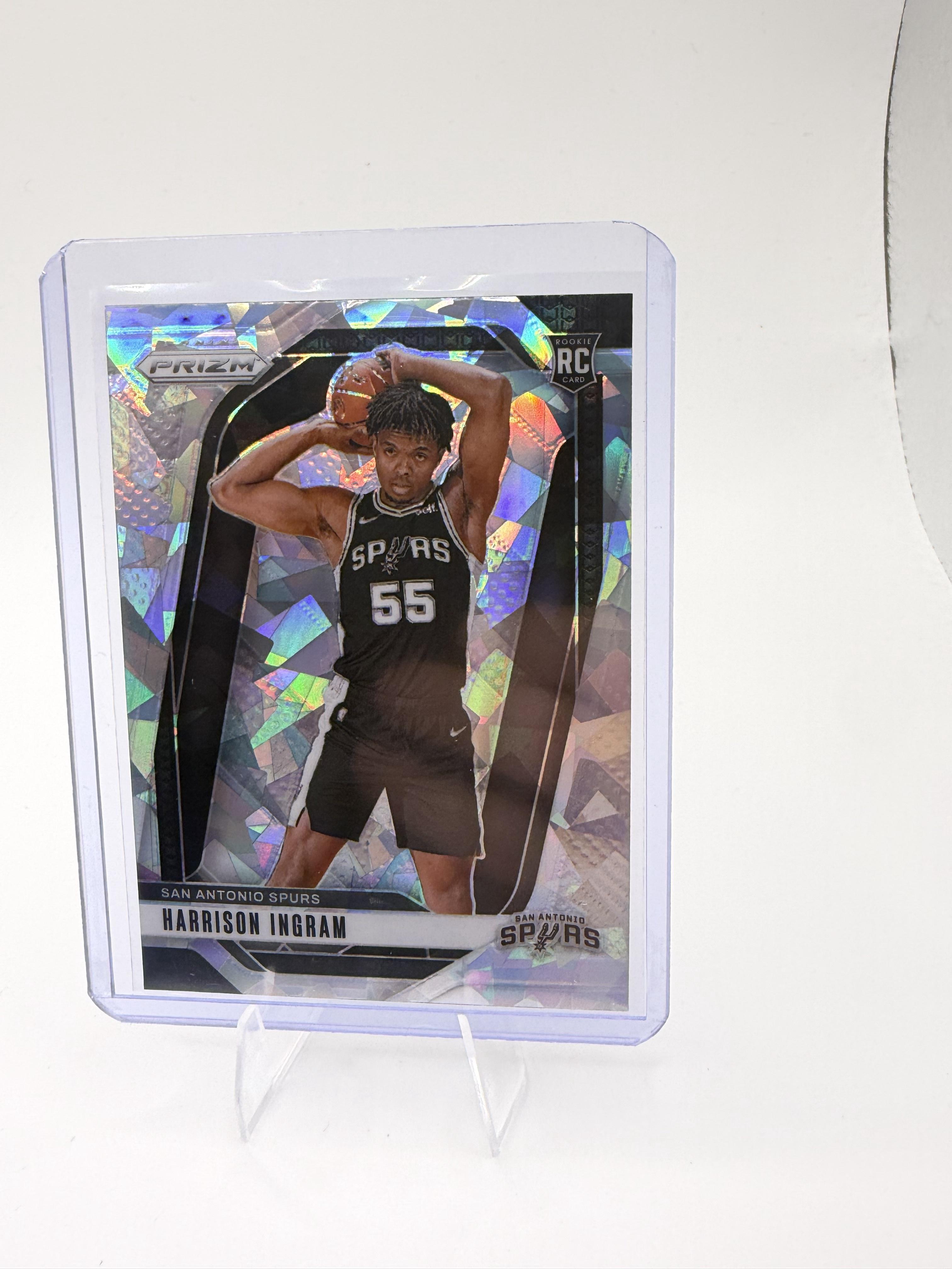 2024-25 Panini Prizm Harrison Ingram Card Prizms Ice San Antonio Spurs #254