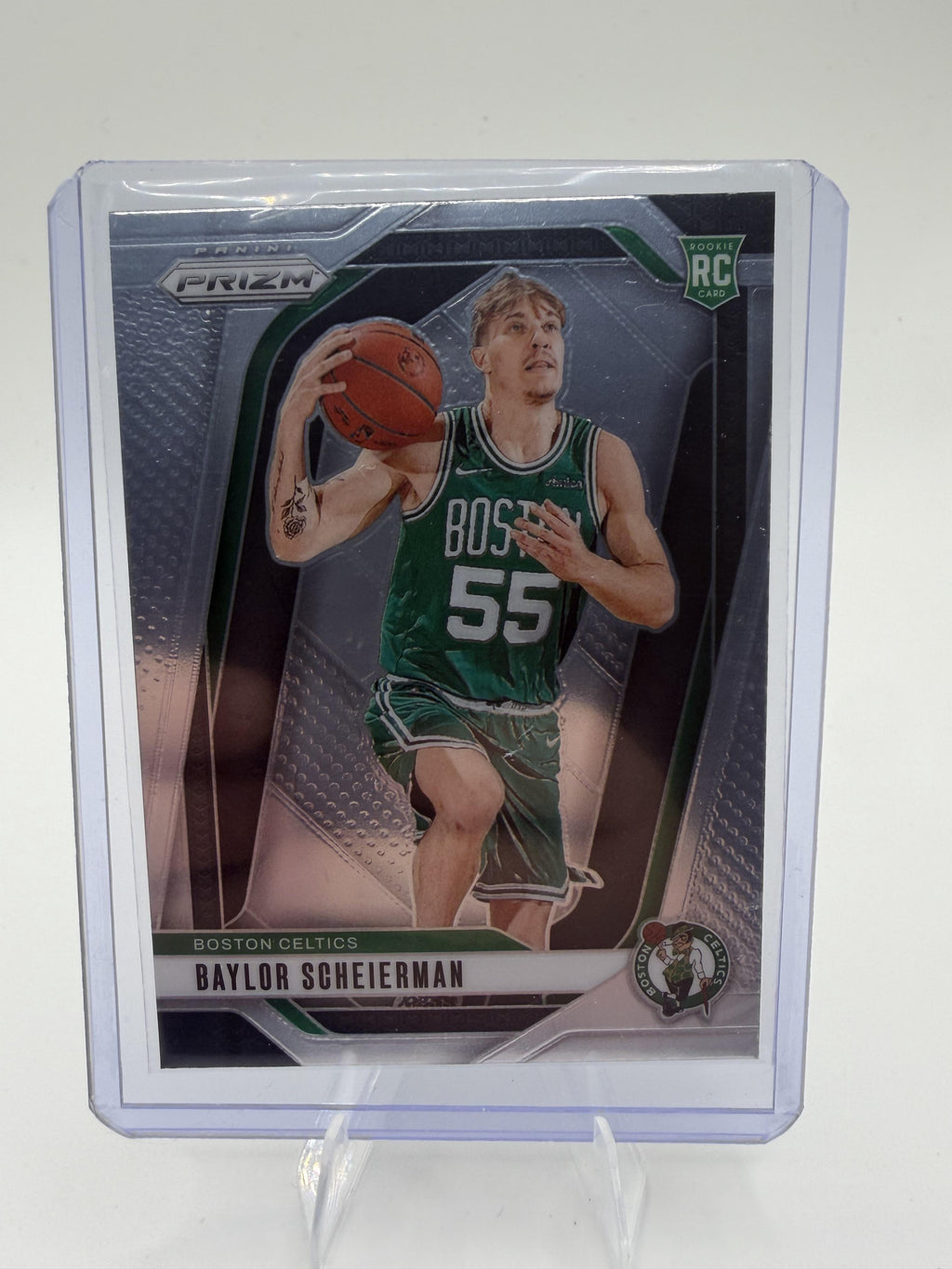 2024-25 Panini Prizm Baylor Scheierman Card RC Boston Celtics #236
