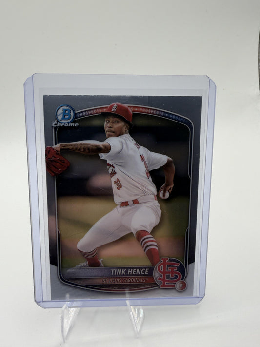 2025 Bowman Chrome Tink Hence Prospect #BCP-101 St. Louis Cardinals
