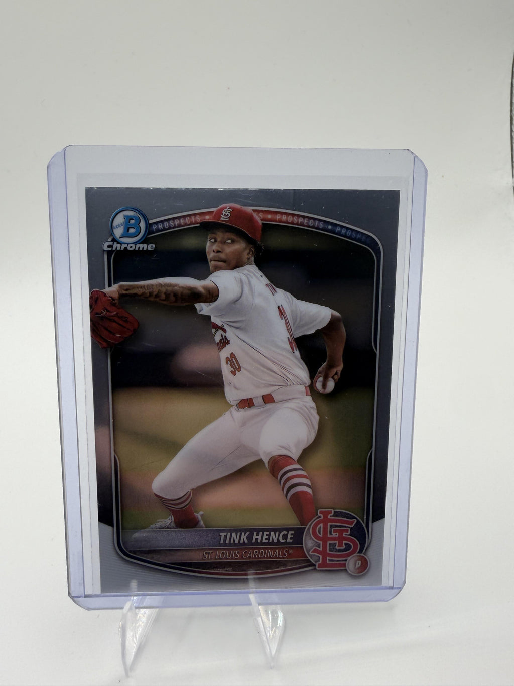 2025 Bowman Chrome Tink Hence Prospect #BCP-101 St. Louis Cardinals