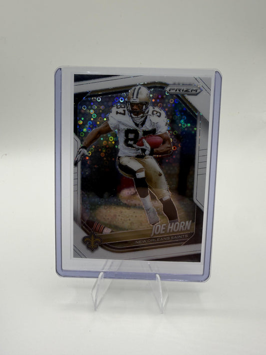 2025 Panini Prizm Joe Horn Card White Disco New Orleans Saints #201