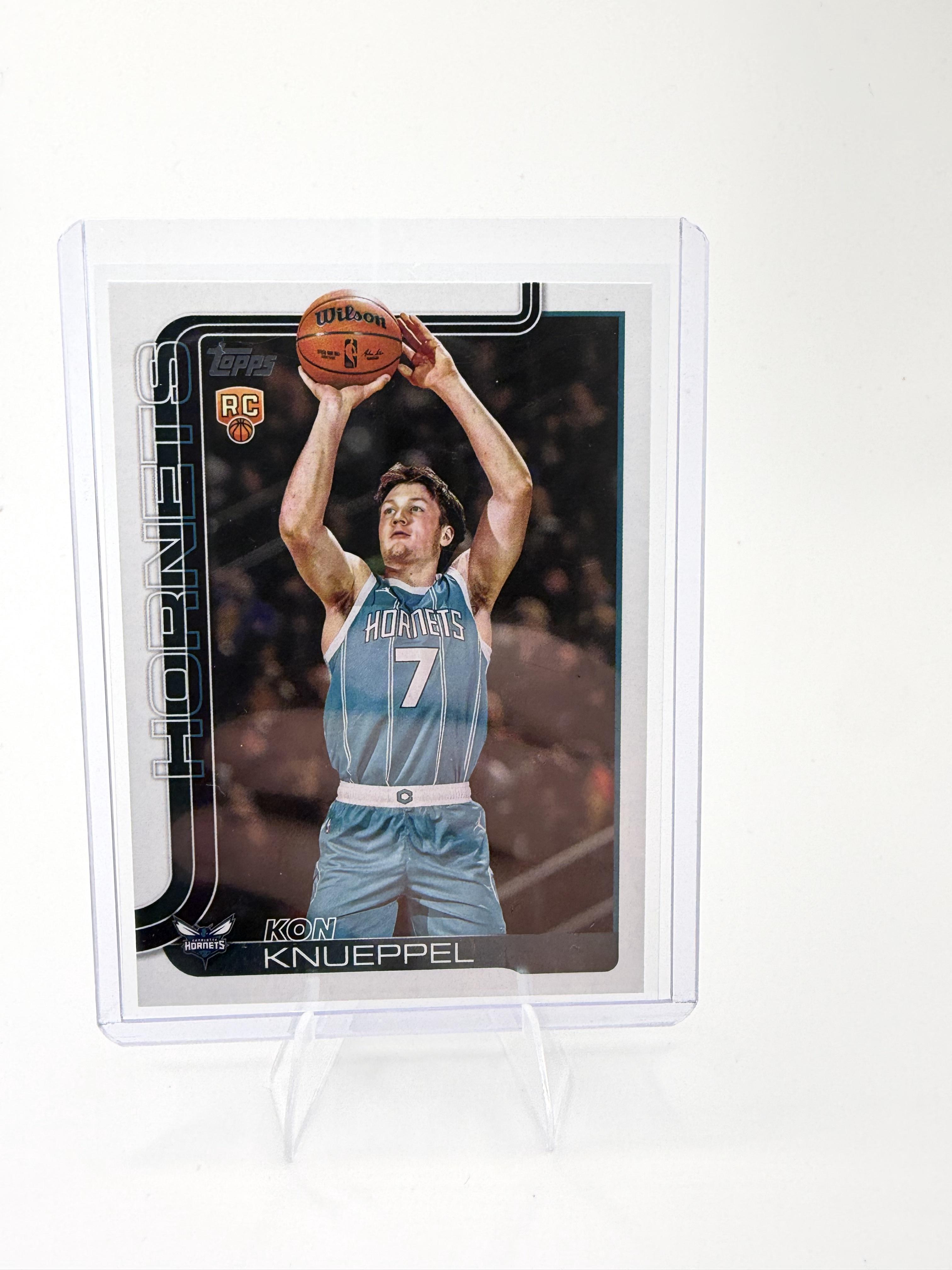 2025-26 Topps Kon Knueppel Card RC Charlotte Hornets #204