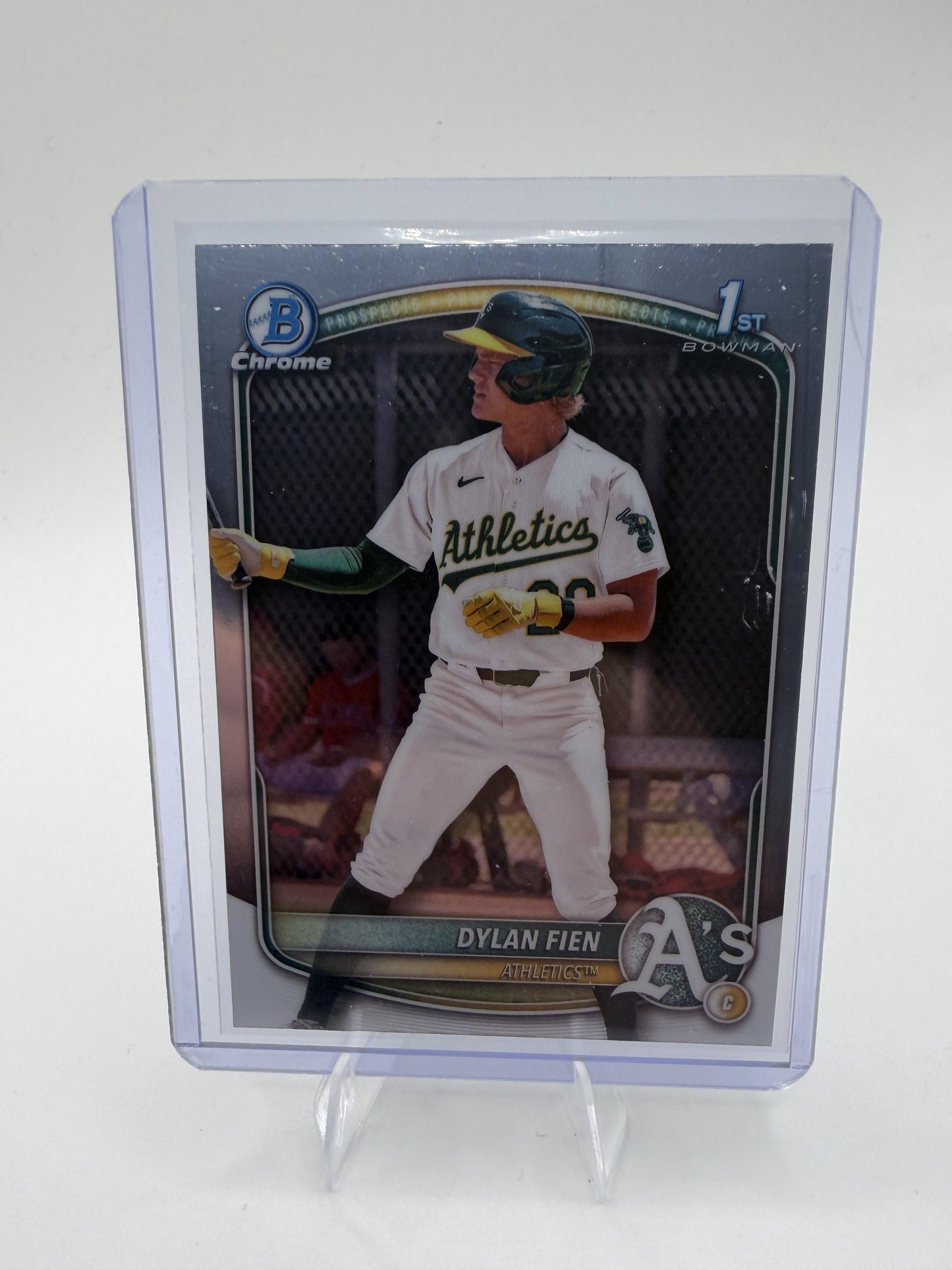 2025 Bowman Dylan Fien Card Chrome Prospects Athletics #BCP-47