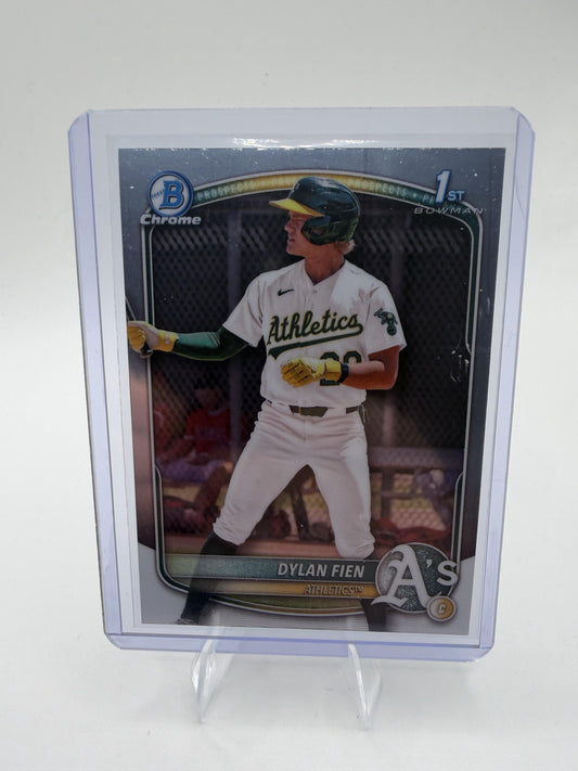 2025 Bowman Dylan Fien Card Chrome Prospects Athletics #BCP-47