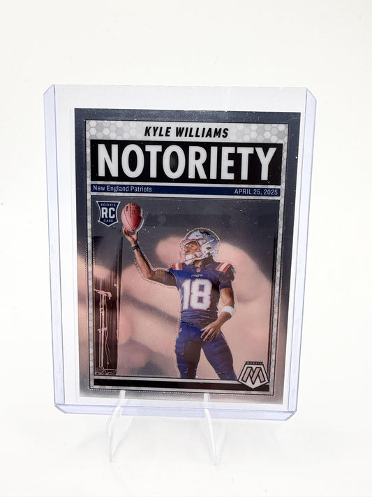 2025 Panini Mosaic Kyle Williams Card Notoriety Mosaic New England Patriots #23