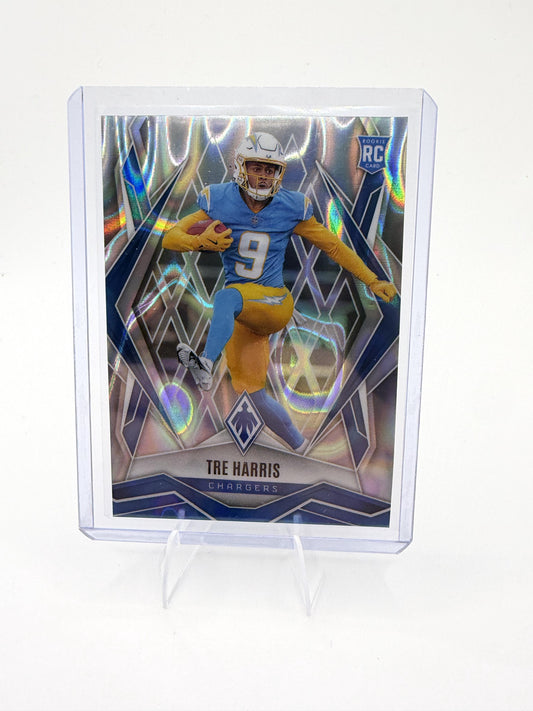 2025 Panini Phoenix Tre Harris Card Phoenix Prizm RC Los Angeles Chargers #160