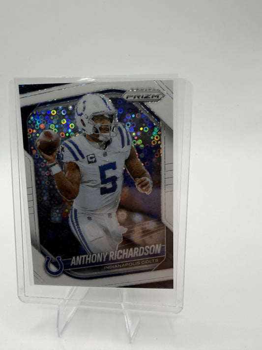 2025 Panini Prizm Anthony Richardson Card White Disco Indianapolis Colts #193
