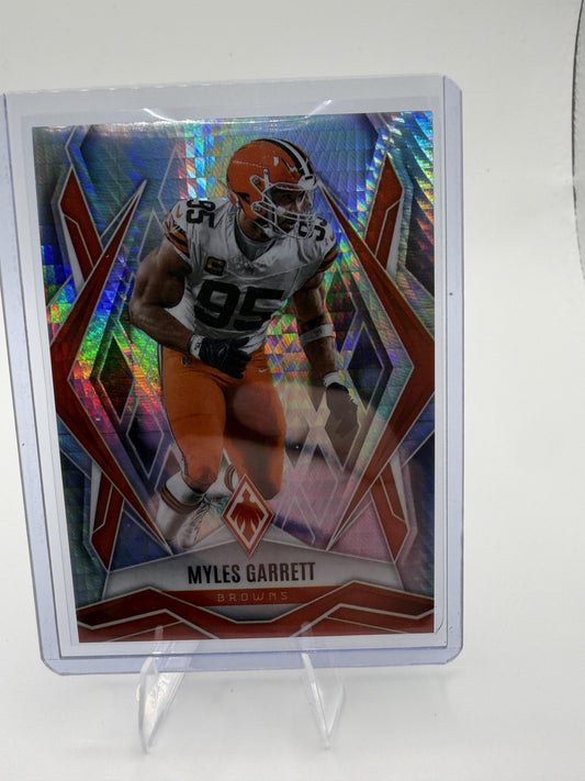 2025 Panini Phoenix Myles Garrett Card Phoenix Prizm SN Cleveland Browns #73