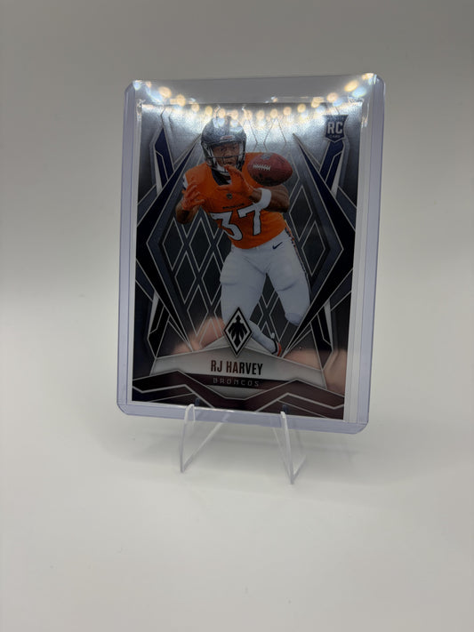 2025 Panini Phoenix RJ Harvey Card RC Denver Broncos #176
