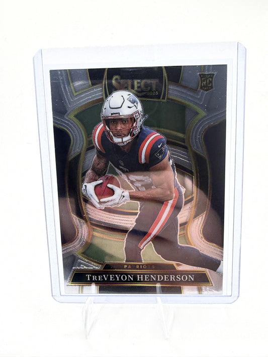 2025 Panini Select TreVeyon Henderson Card RC New England Patriots #78