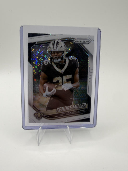 2025 Panini Prizm Kendre Miller Card White Disco New Orleans Saints #191