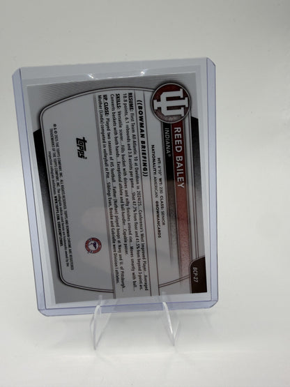 2025-26 Bowman Reed Bailey Card Chrome Prospects Indiana Hoosiers #BCP-27