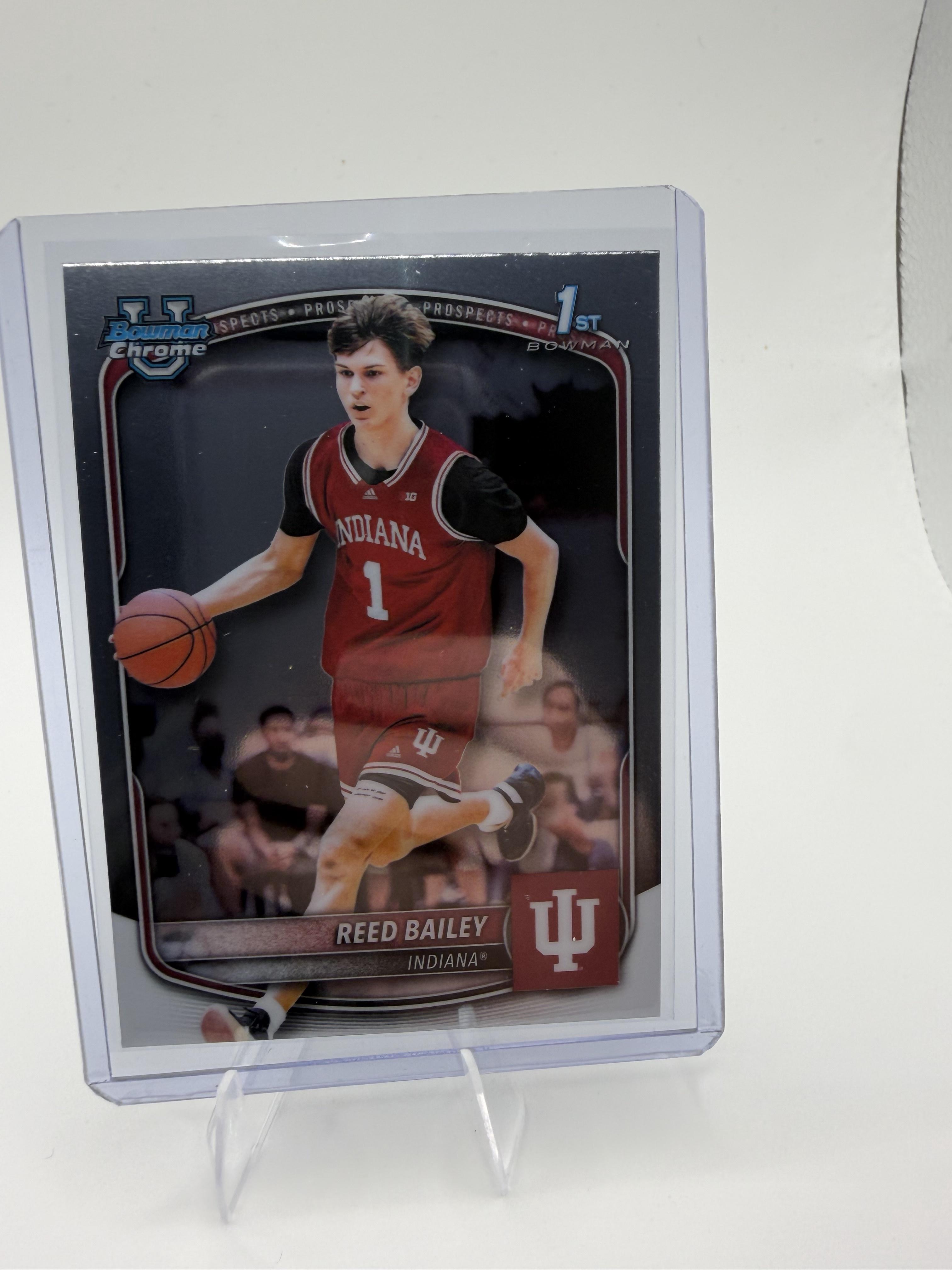 2025-26 Bowman Reed Bailey Card Chrome Prospects Indiana Hoosiers #BCP-27