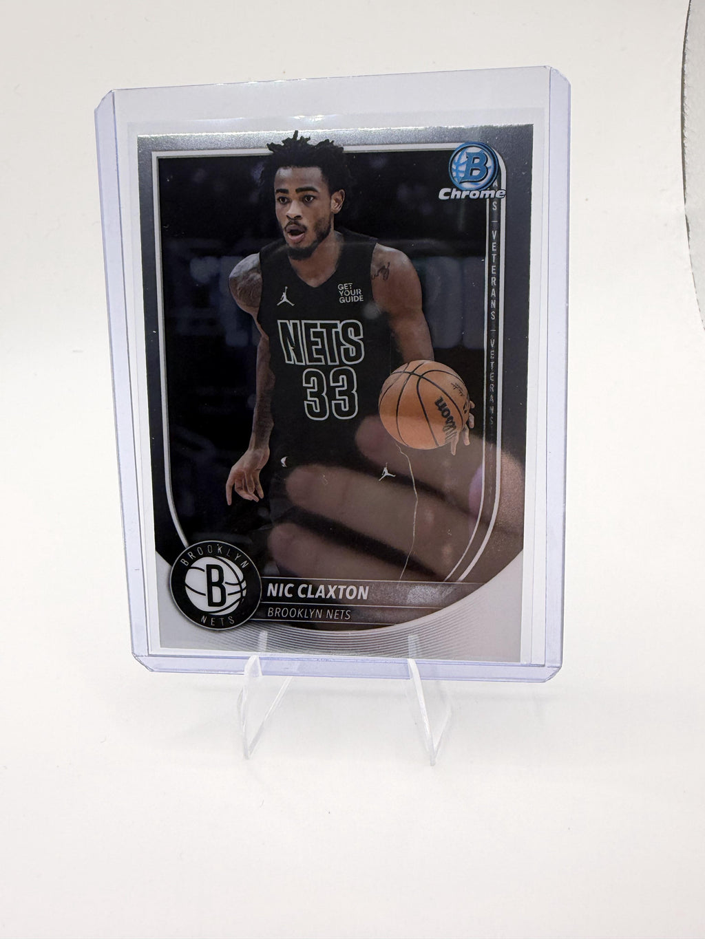 2025-26 Bowman Chrome Nic Claxton #BCV-150 Brooklyn Nets Basketball