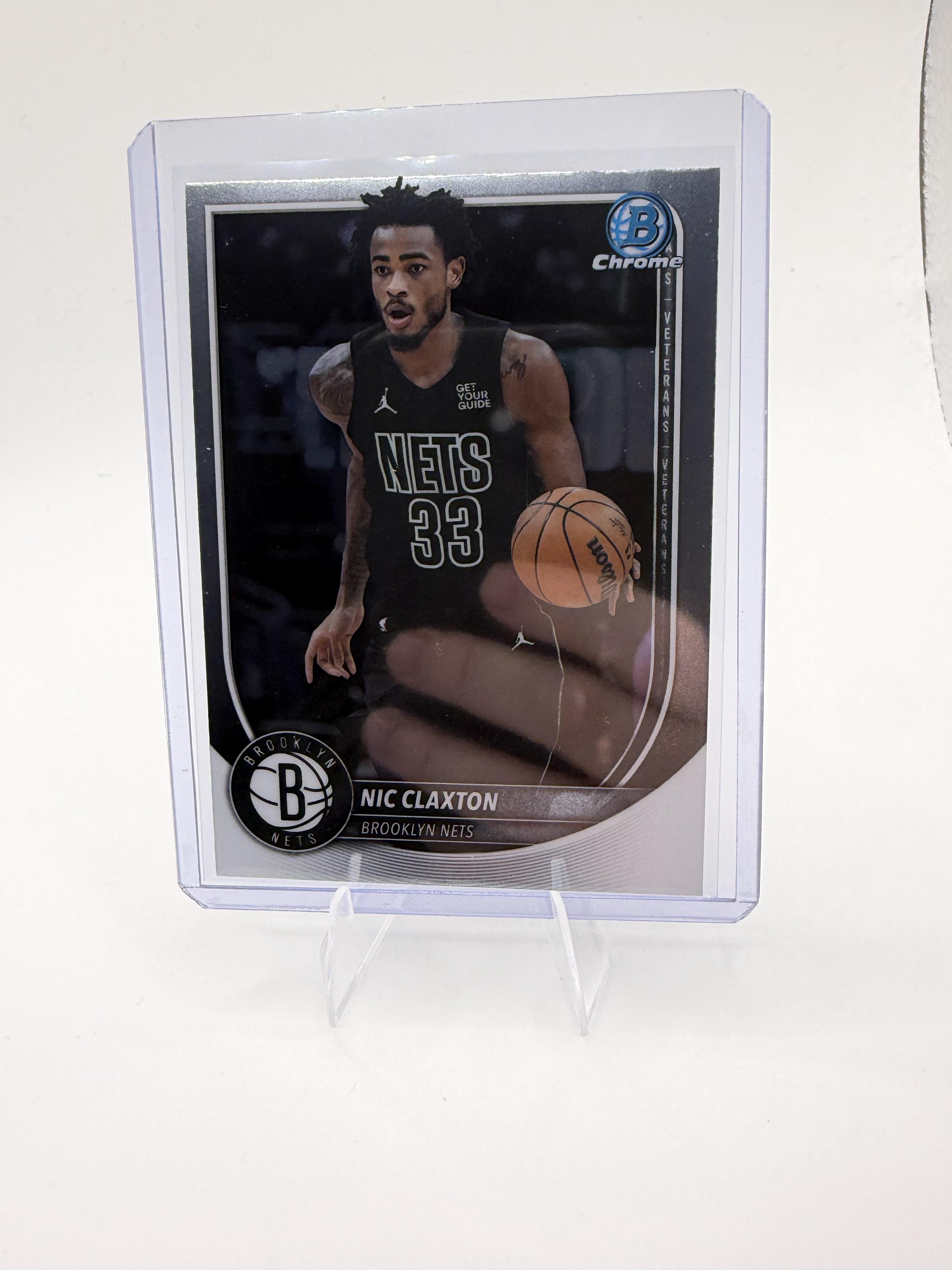 2025-26 Bowman Chrome Nic Claxton #BCV-150 Brooklyn Nets Basketball