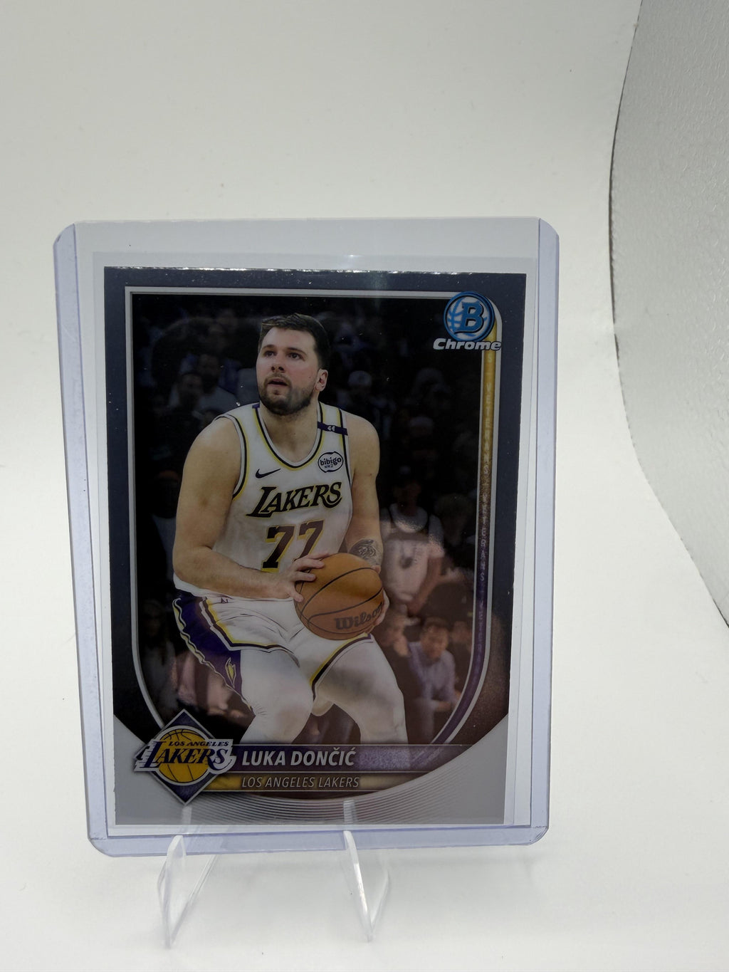2025-26 Bowman Chrome Luka Doncic #BCV-123 Lakers Rare SP Original