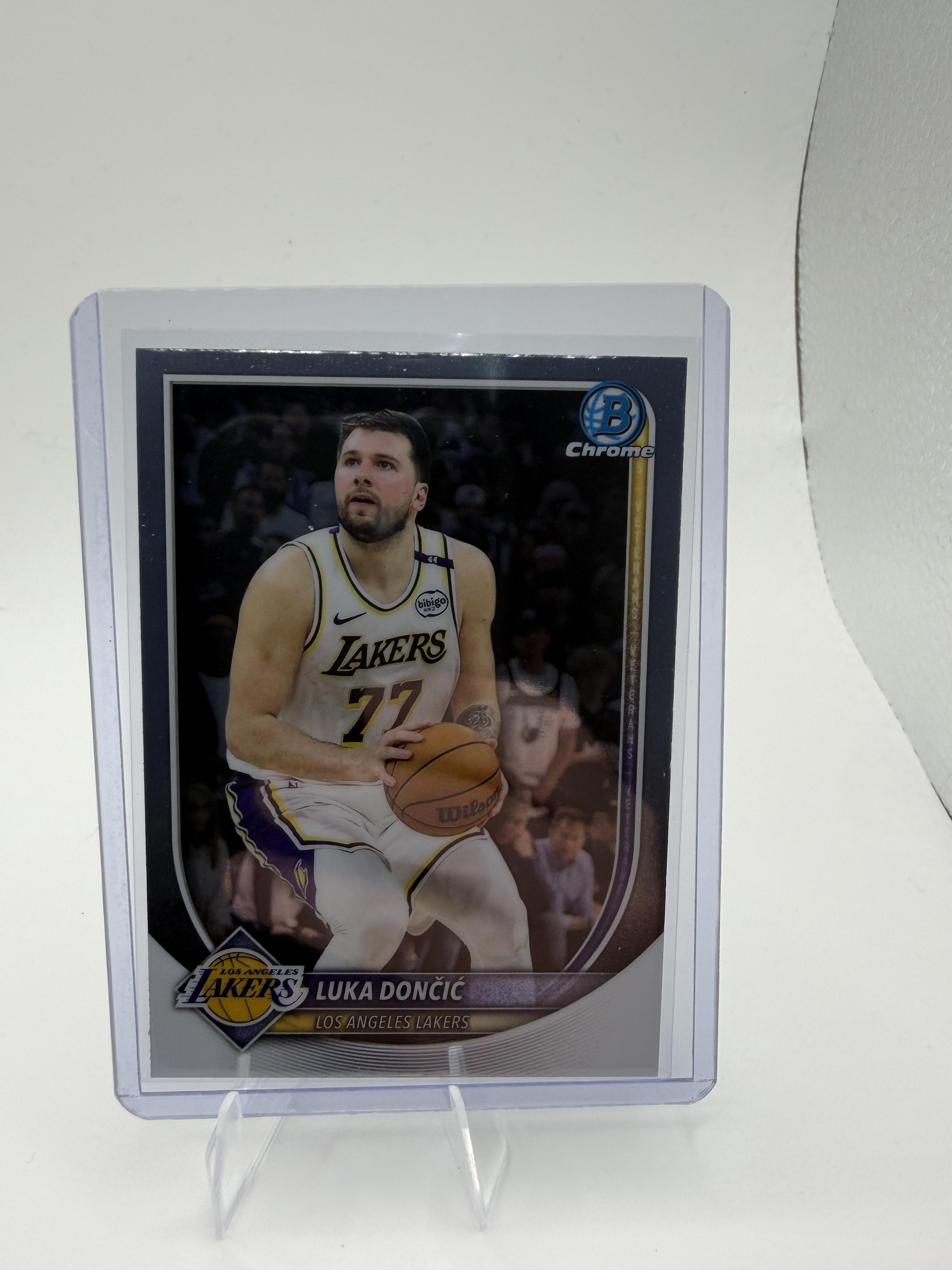 2025-26 Bowman Chrome Luka Doncic #BCV-123 Lakers Rare SP Original