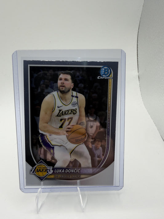 2025-26 Bowman Chrome Luka Doncic #BCV-123 Lakers Rare SP Original