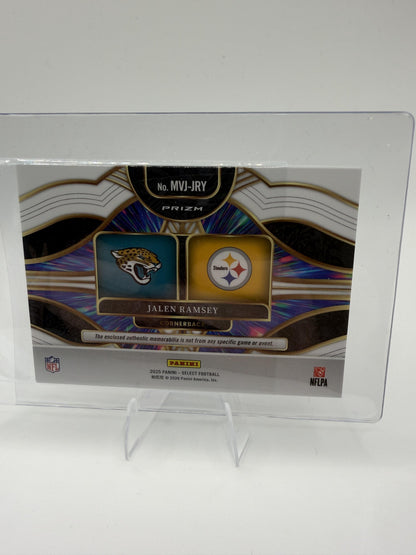 2025 Panini Select Jalen Ramsey Card Multiverse Jerseys Blue Prizm MEM Steelers