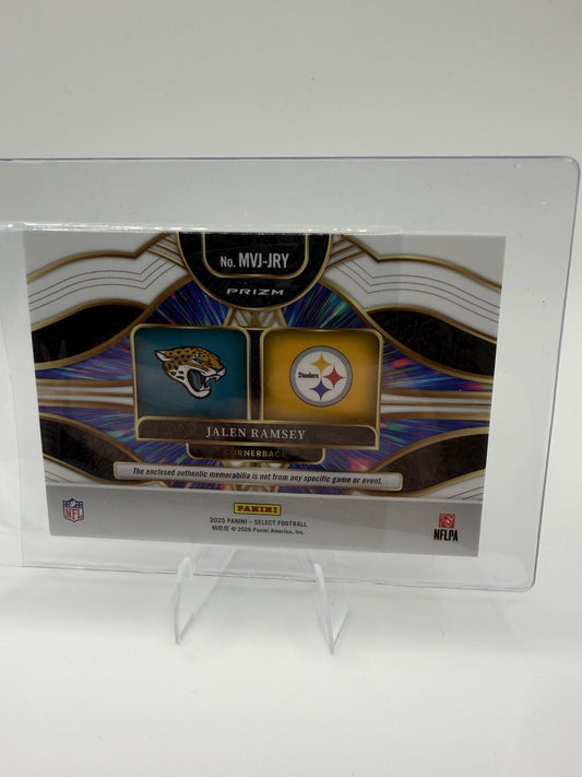 2025 Panini Select Jalen Ramsey Card Multiverse Jerseys Blue Prizm MEM Steelers