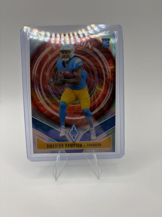 2025 Panini Phoenix Omarion Hampton Card Paragon Los Angeles Chargers #9
