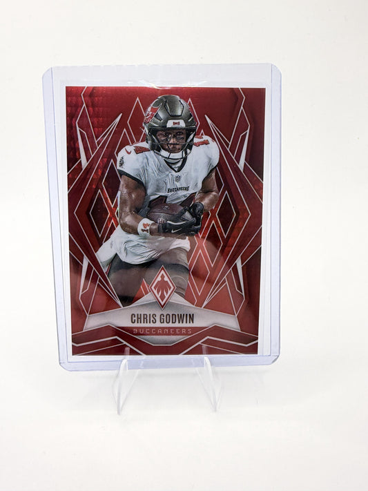 2025 Panini Phoenix Chris Godwin #61 RED Parallel Prizm 141/999 Buccaneers