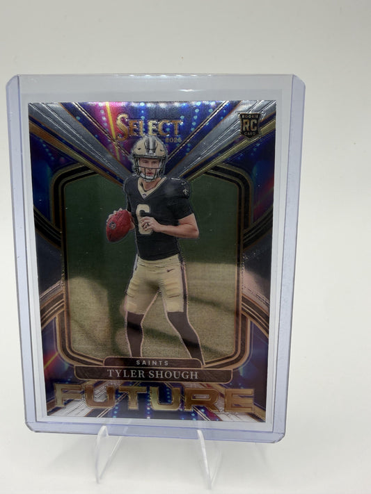 2025 Panini Select Tyler Shough Card Select Future New Orleans Saints #17