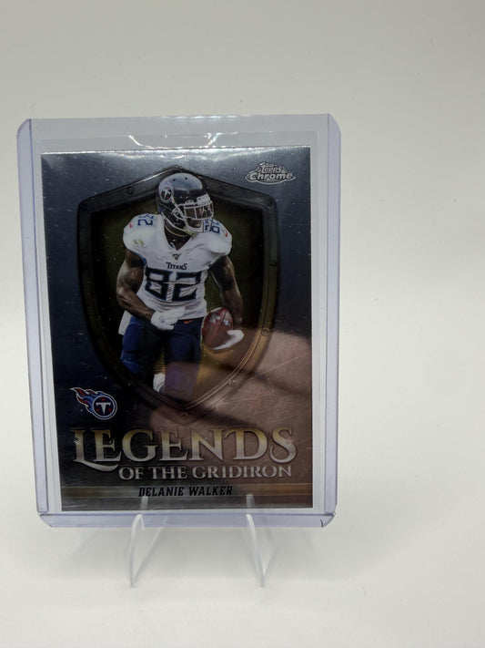 2025 Topps Chrome Delanie Walker Card Legends of the Gridiron  Titans #LOG-30