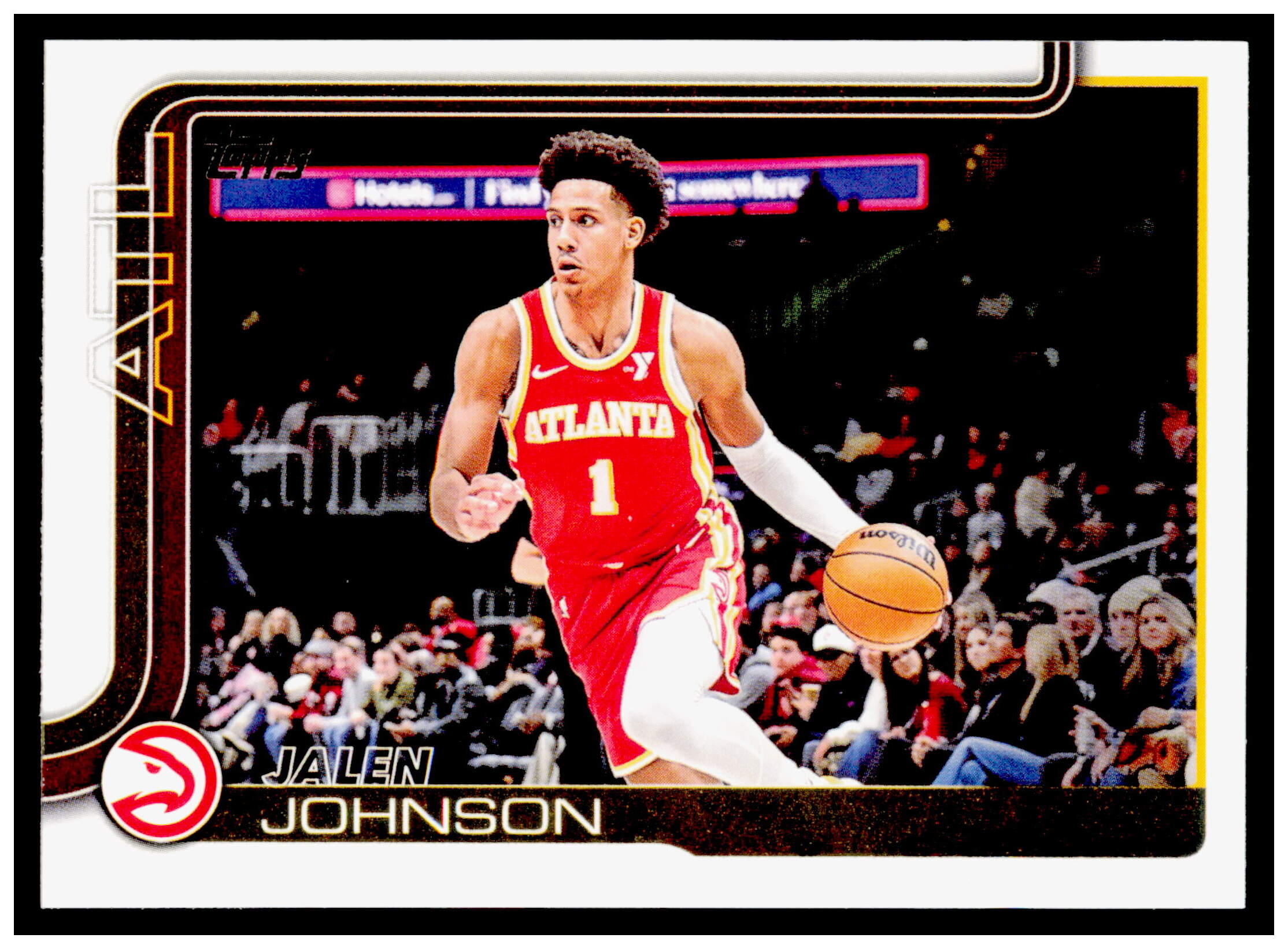2025-26 Topps Jalen Johnson Card Atlanta Hawks #65