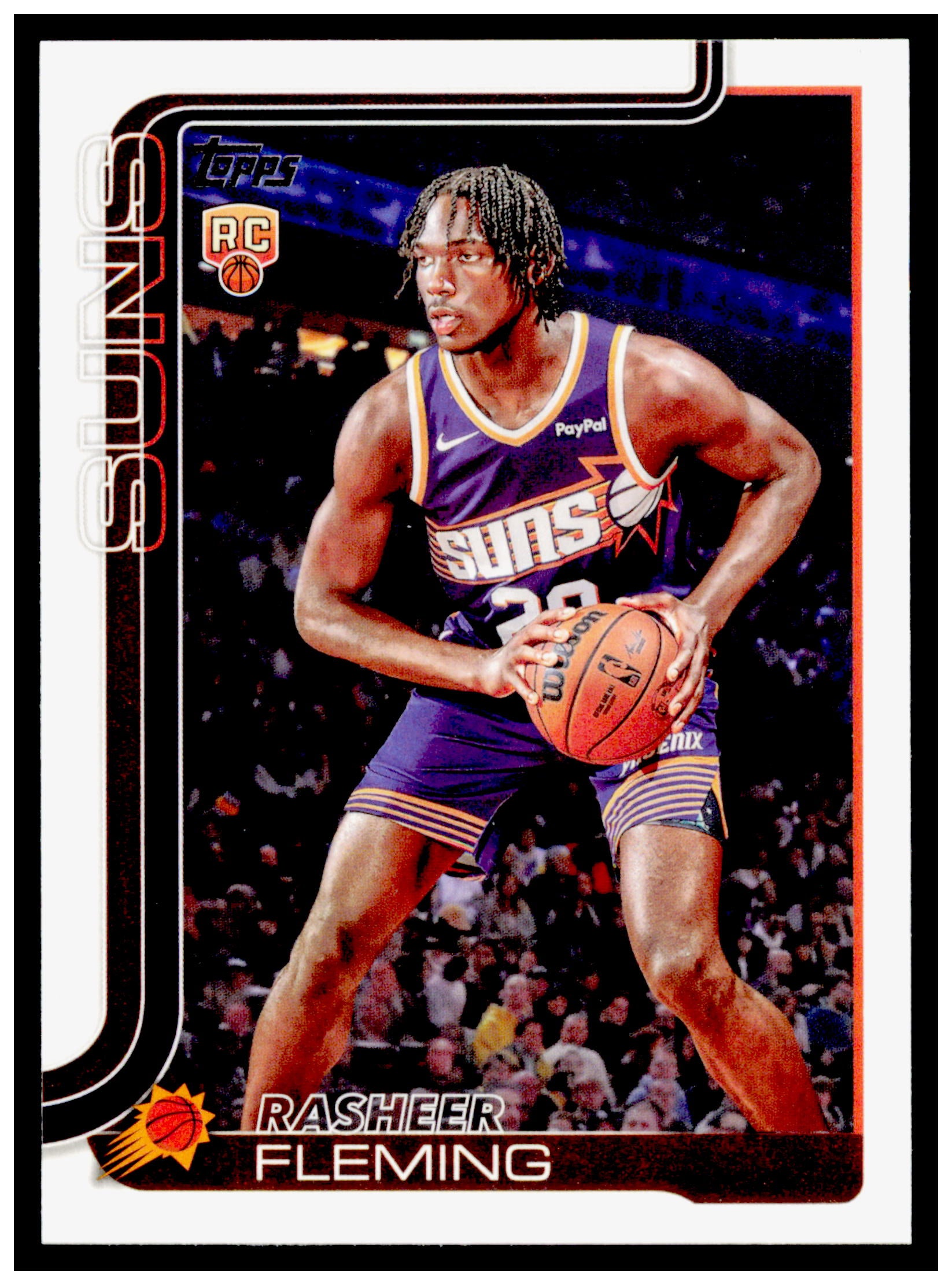 2025-26 Topps Rasheer Fleming Card RC Phoenix Suns #231