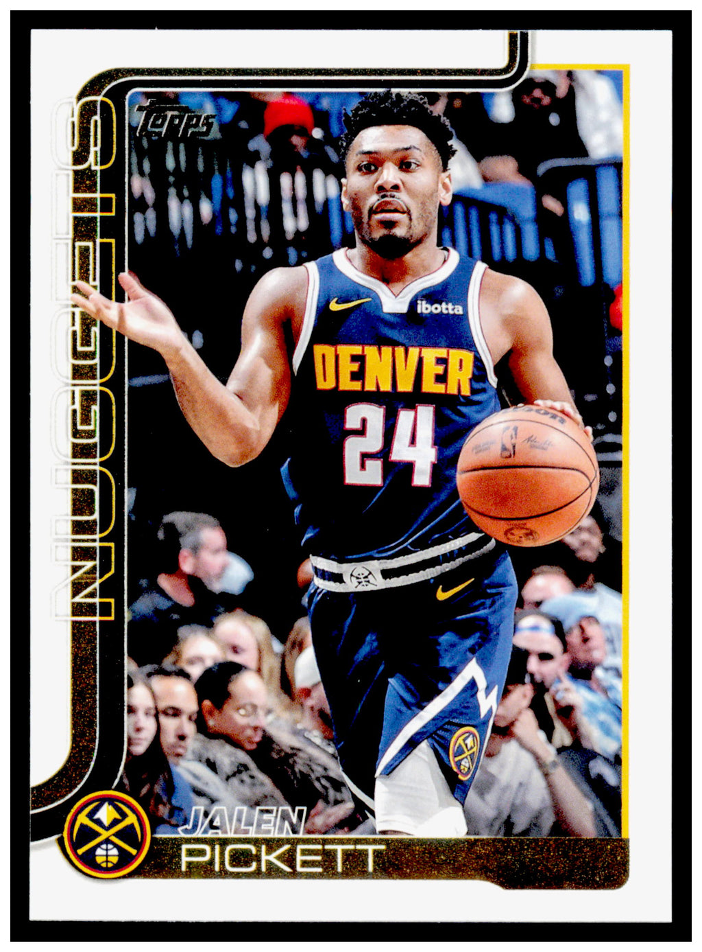 2025-26 Topps Jalen Pickett Card Denver Nuggets #107